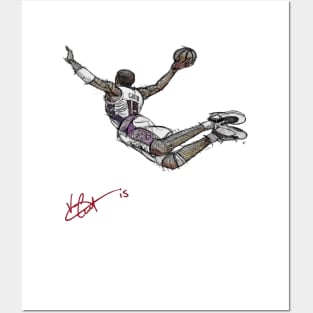 Vince Carter Toronto Flying Signature Posters and Art